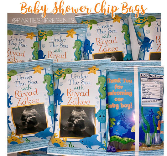 Baby Shower Chip Bags